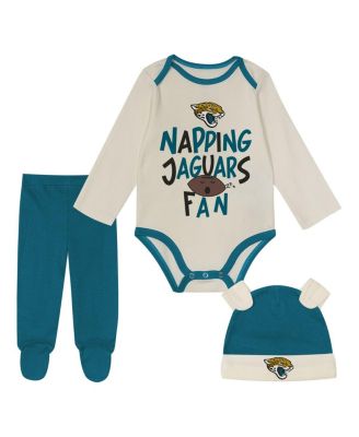 Outerstuff - Baby Boys and Girls 3-Pack Jacksonville Jaguars Little Champ Bodysuit Set