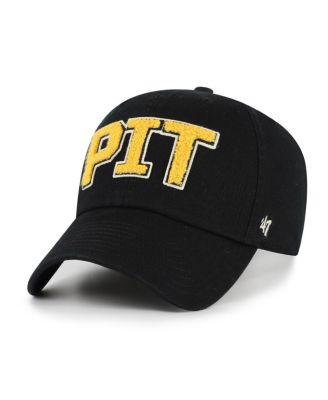 Women's Black Pittsburgh Steelers Zoey Clean Up Adjustable Hat