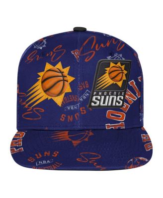 Big Boys and Girls Purple Phoenix Suns Street Hooper Allover Print Snapback Hat