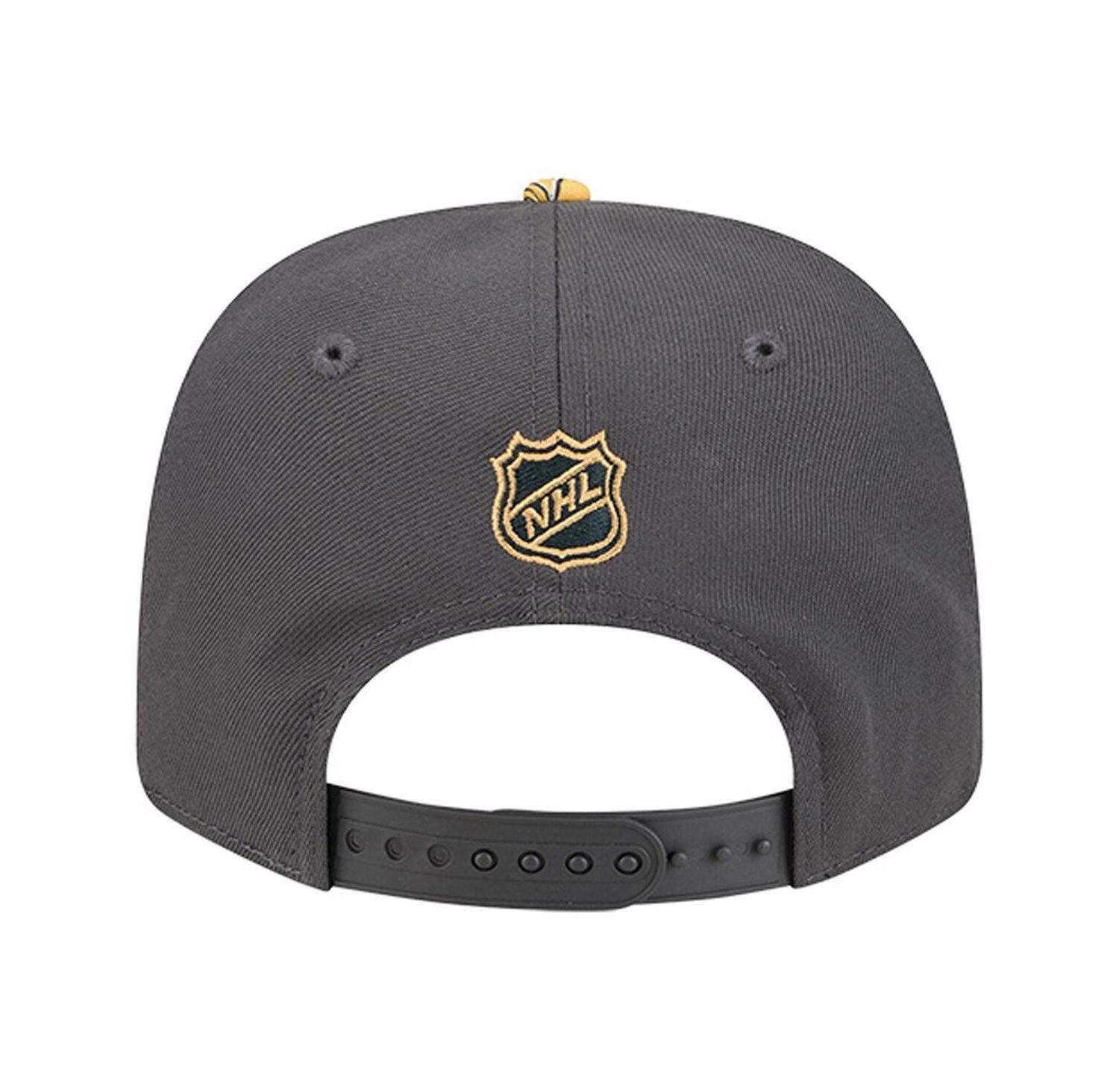 Men's Gray Vegas Golden Knights Mascot Visor 9SEVENTY Adjustable Hat
