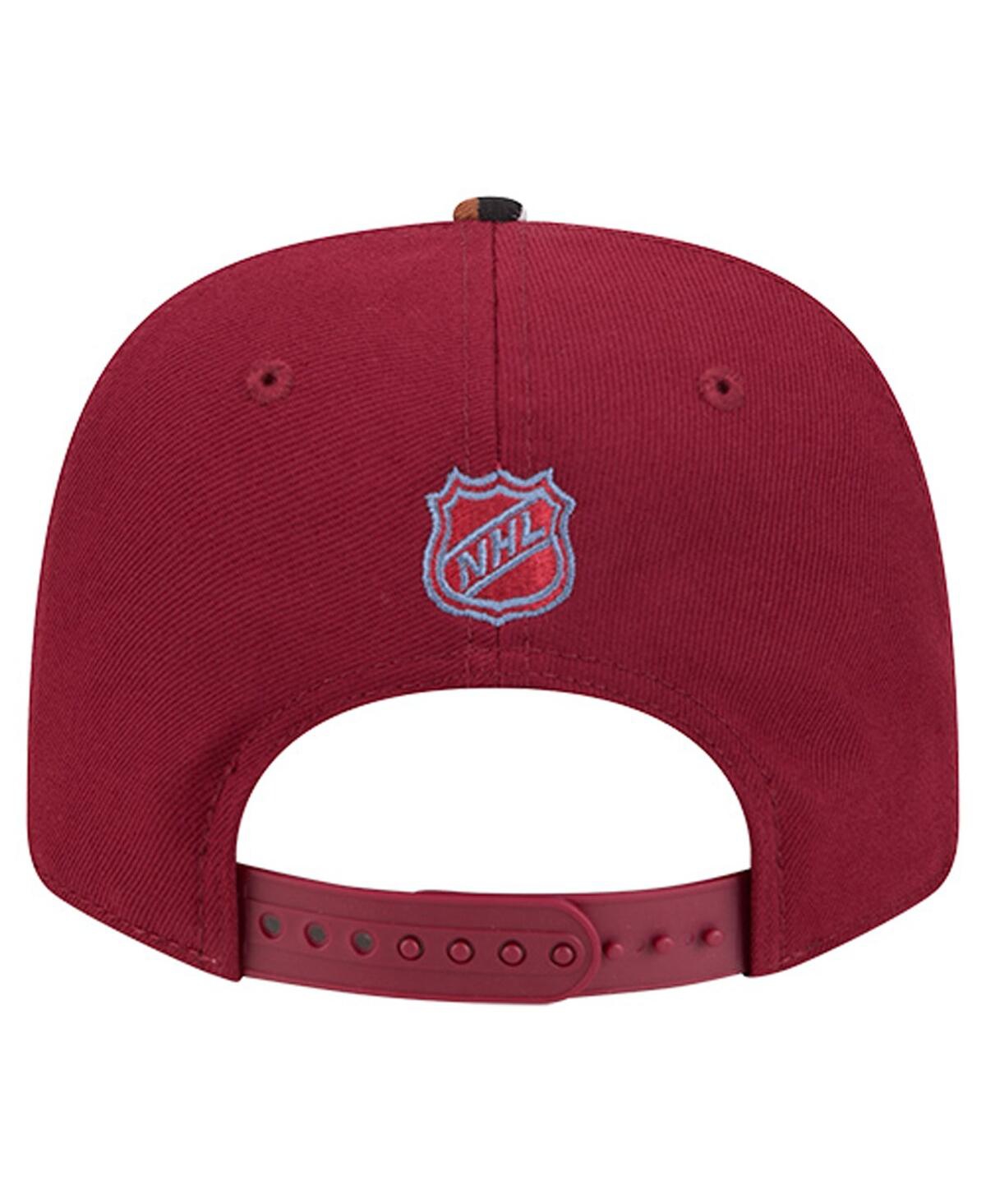 New Era Men's Burgundy Colorado Avalanche Mascot Visor 9SEVENTY Adjustable Hat