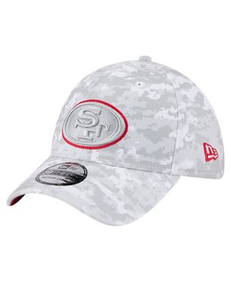 Men's White San Francisco 49ers 2025 Salute to Service Digital Camo Fan Pack 39THIRTY Flex Hat