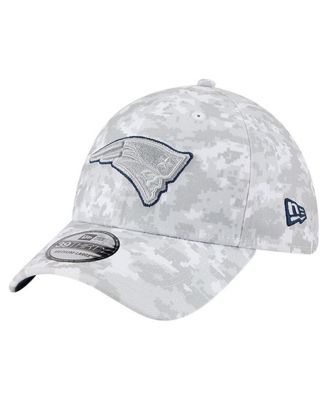 Men's White New England Patriots 2025 Salute to Service Digital Camo Fan Pack 39THIRTY Flex Hat