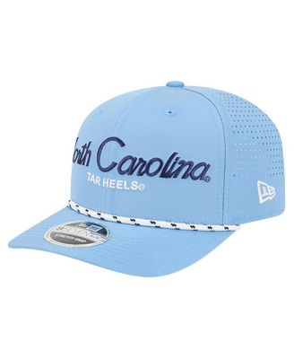 New Era - Men's Carolina Blue North Carolina Tar Heels Script Performance Rope 9SEVENTY Adjustable Hat