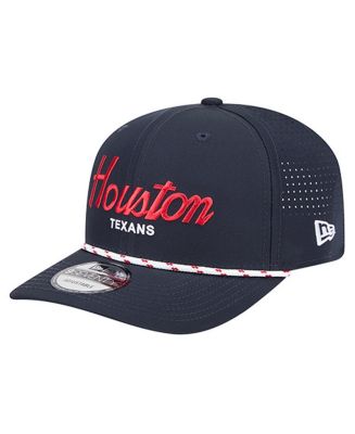 New Era Men's Navy Houston Texans Script 9SEVENTY Adjustable Hat - Macy's
