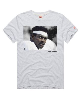 Men's and Women's Walter Payton Ash Chicago Bears Pay Homage Tri-Blend T-Shirt