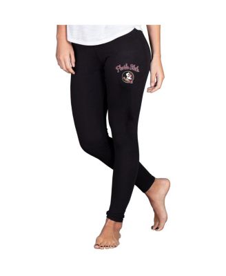Concepts Sport - Women's Black Florida State Seminoles Fraction Essential Leggings