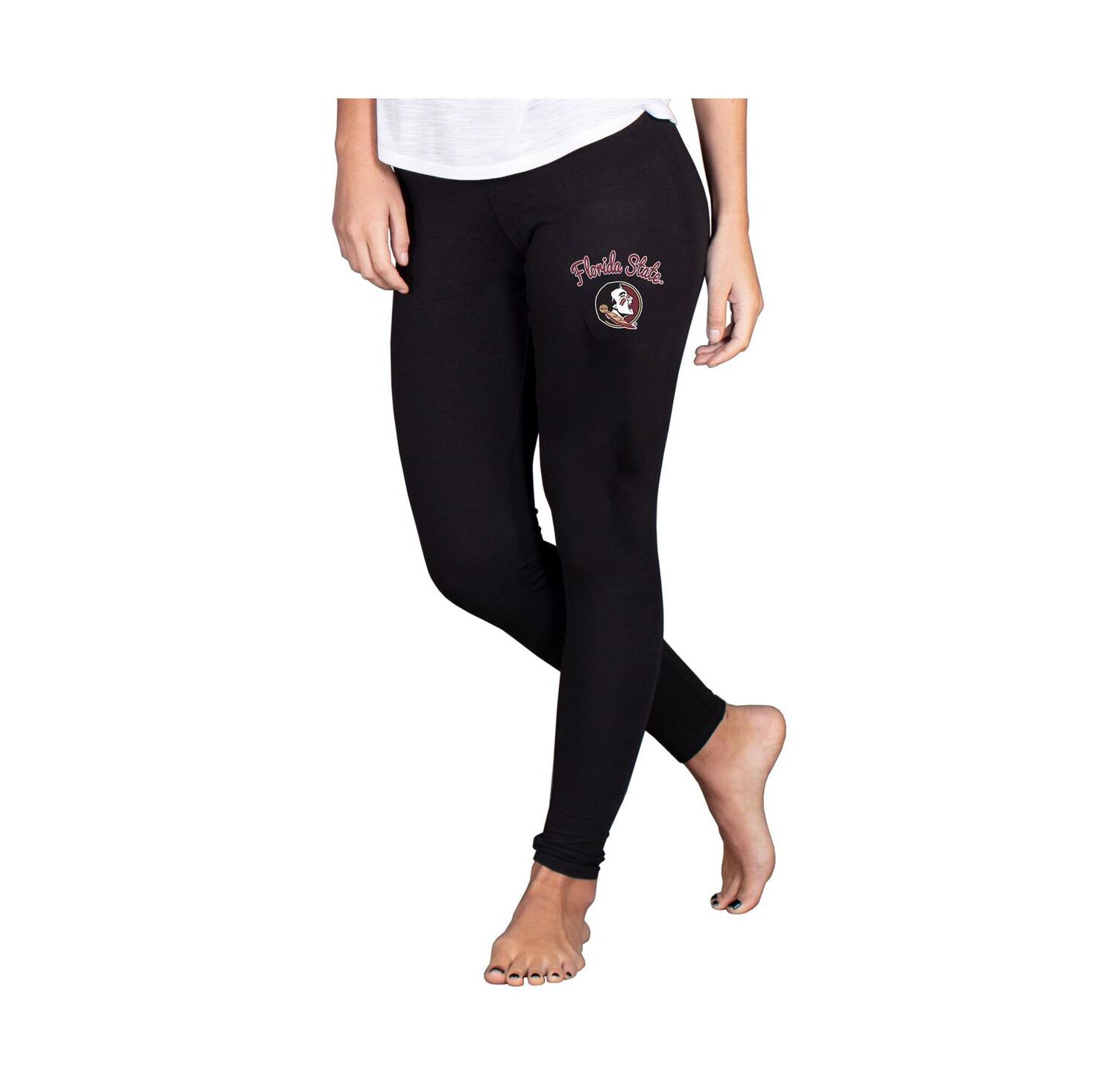 Women's Black Florida State Seminoles Fraction Essential Leggings