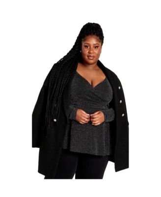 Women's Glam Peplum Top