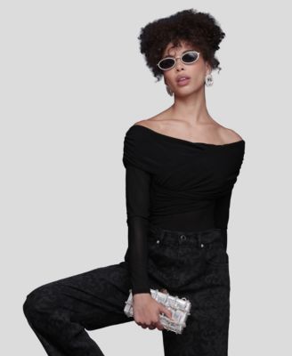 Women's Off-The-Shoulder Bodysuit Top