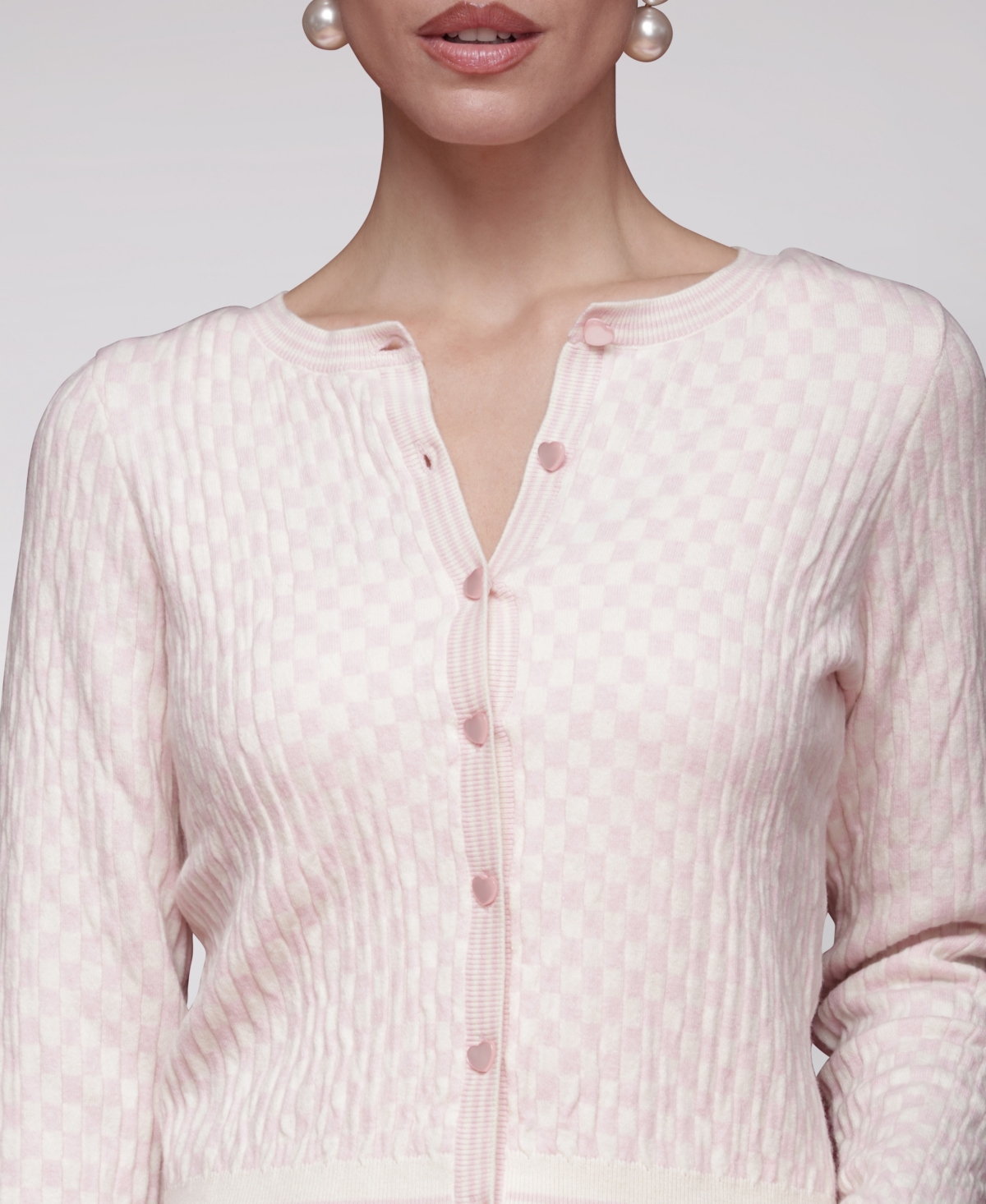 Avec Les Filles Women's Long-Sleeve Cardigan Sweater