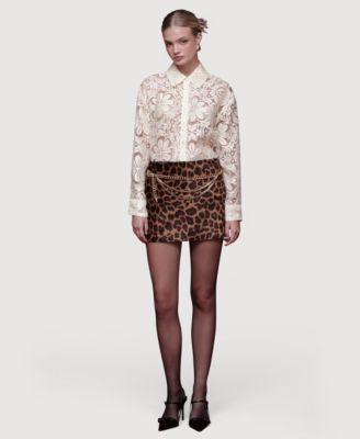 Women's Printed Mini Skirt
