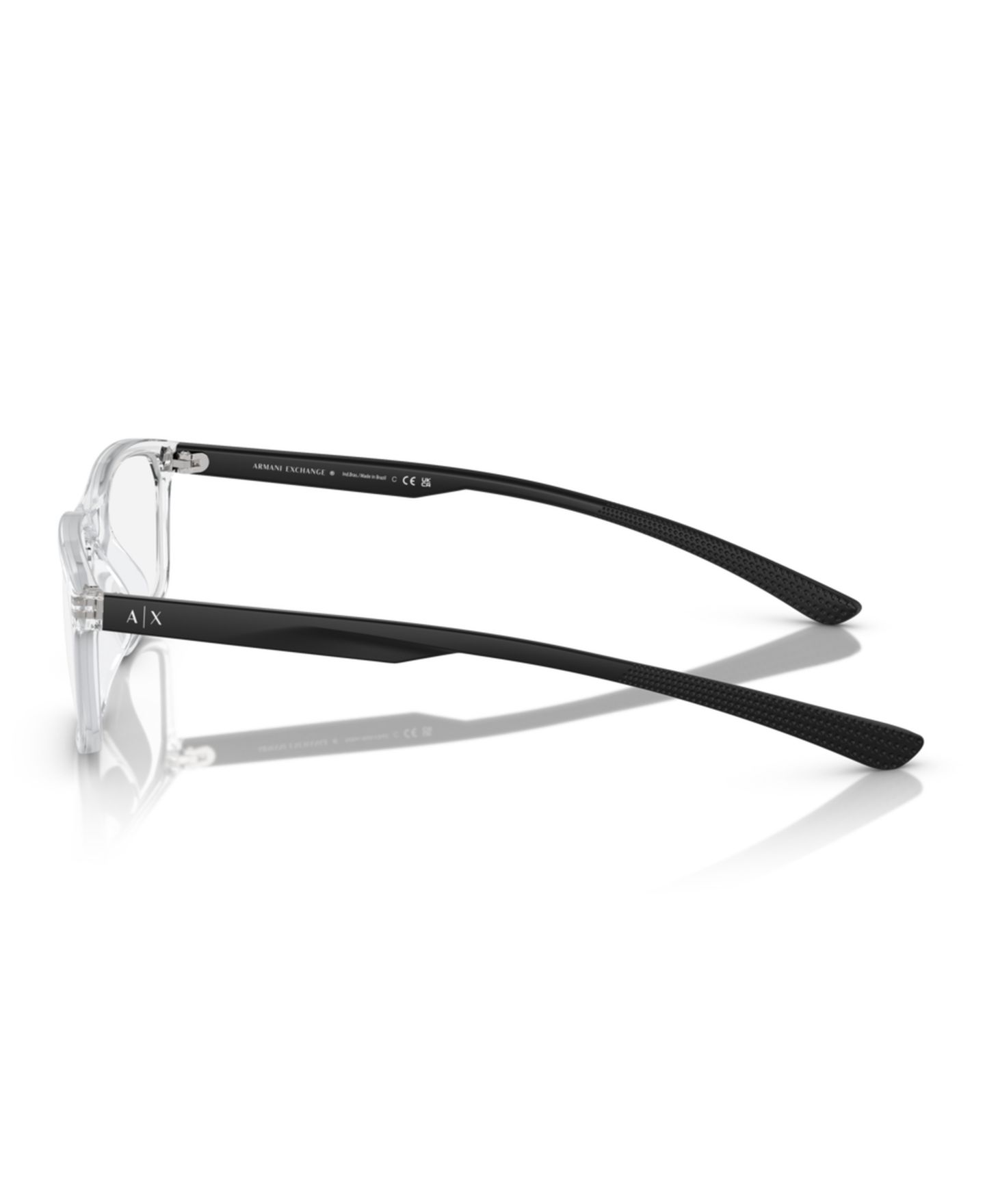 Мужские очки A|X Armani Exchange Armani Exchange Man Pillow Plastic AX3108U Eyeglasses, цвет: Блестящий прозрачный — фото 5