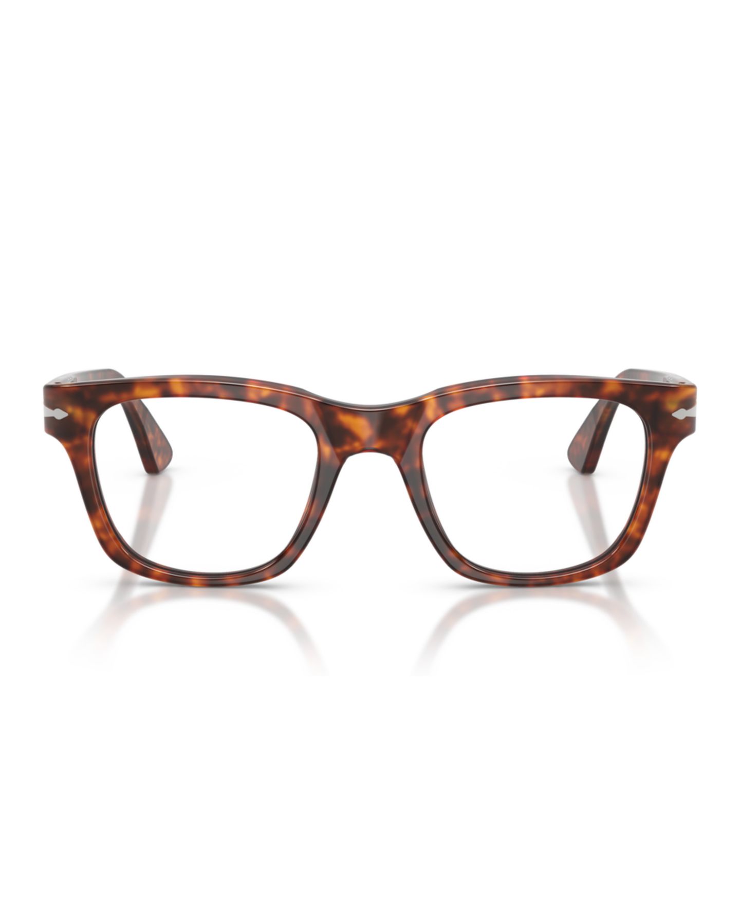 Очки Persol Unisex Square Plastic PO3389V - Cecil Eyeglasses, цвет: Гавана — фото 2