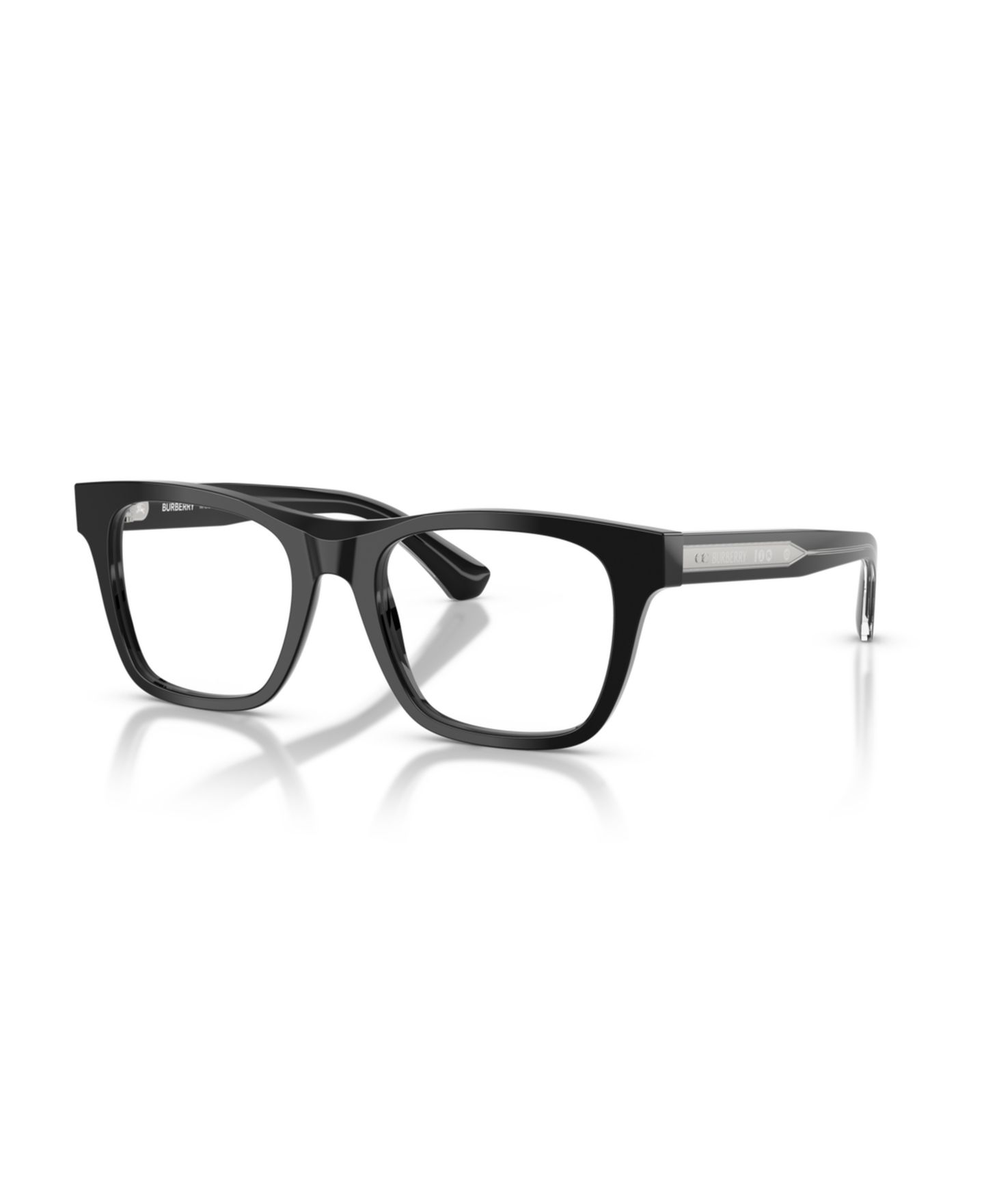 Мужские очки Burberry Man Square Plastic BE2445 Eyeglasses, цвет: Чёрный — фото 1