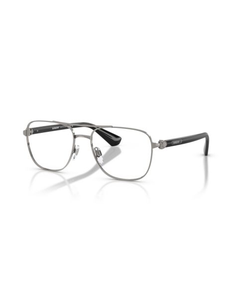 Мужские очки Burberry Man Pilot/Aviator Metal BE1396 Eyeglasses, цвет: Графитовый металлик