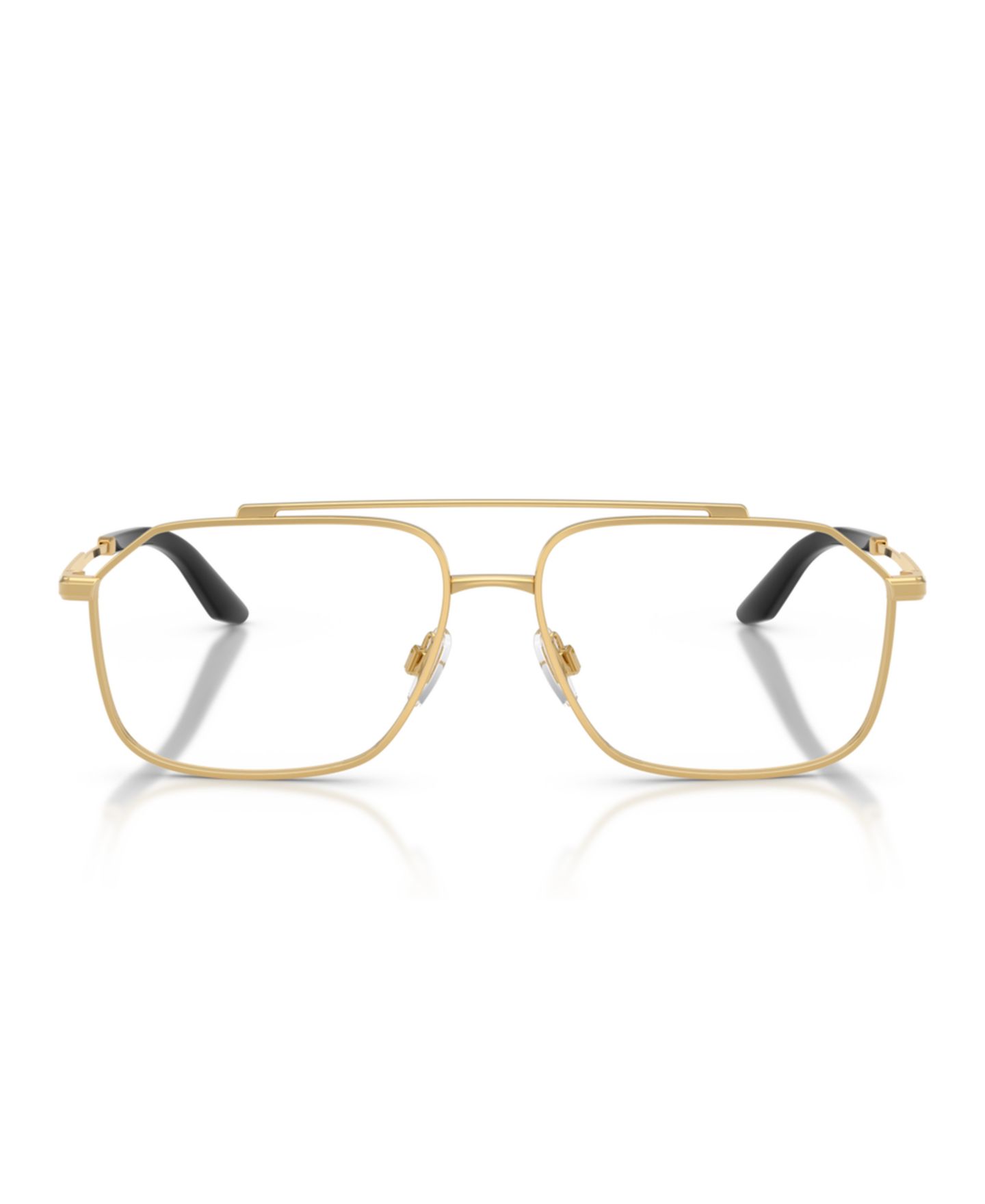 Мужские очки Dolce&Gabbana Man Pilot/Aviator Metal DG1364 Eyeglasses, цвет: Золотой — фото 4