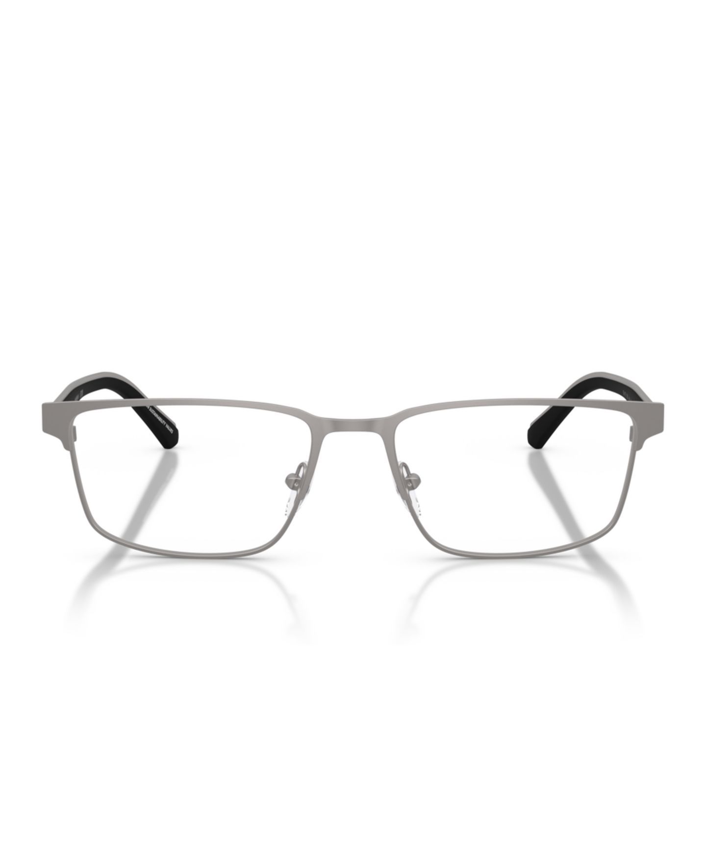 Мужские очки Emporio Armani Man Rectangle Metal EA1175 Eyeglasses, цвет: Графитовый — фото 3