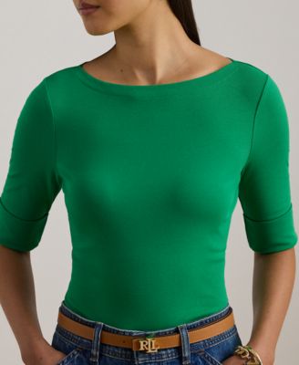 Petite Boat Neck T-Shirt