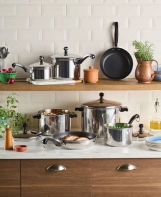 Classic Stainless Steel 15-Pc. Cookware Set