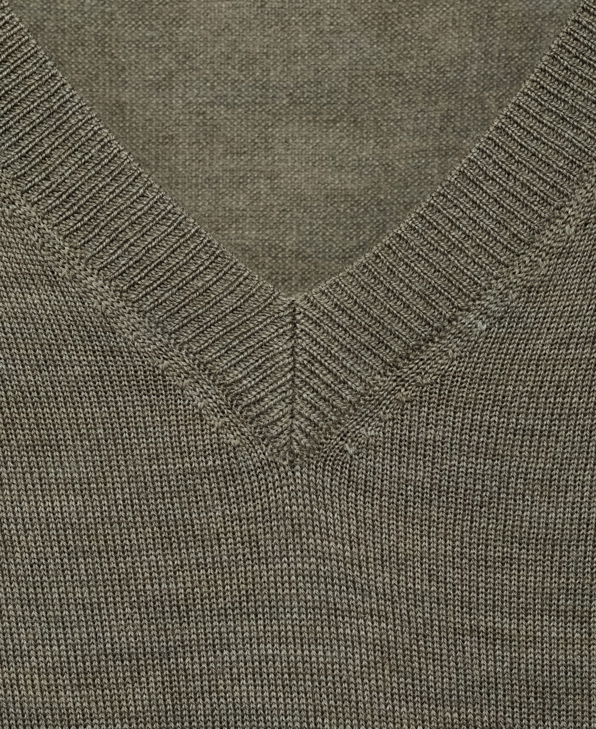 Mango V-neck Wool Pajama Sweater In Green