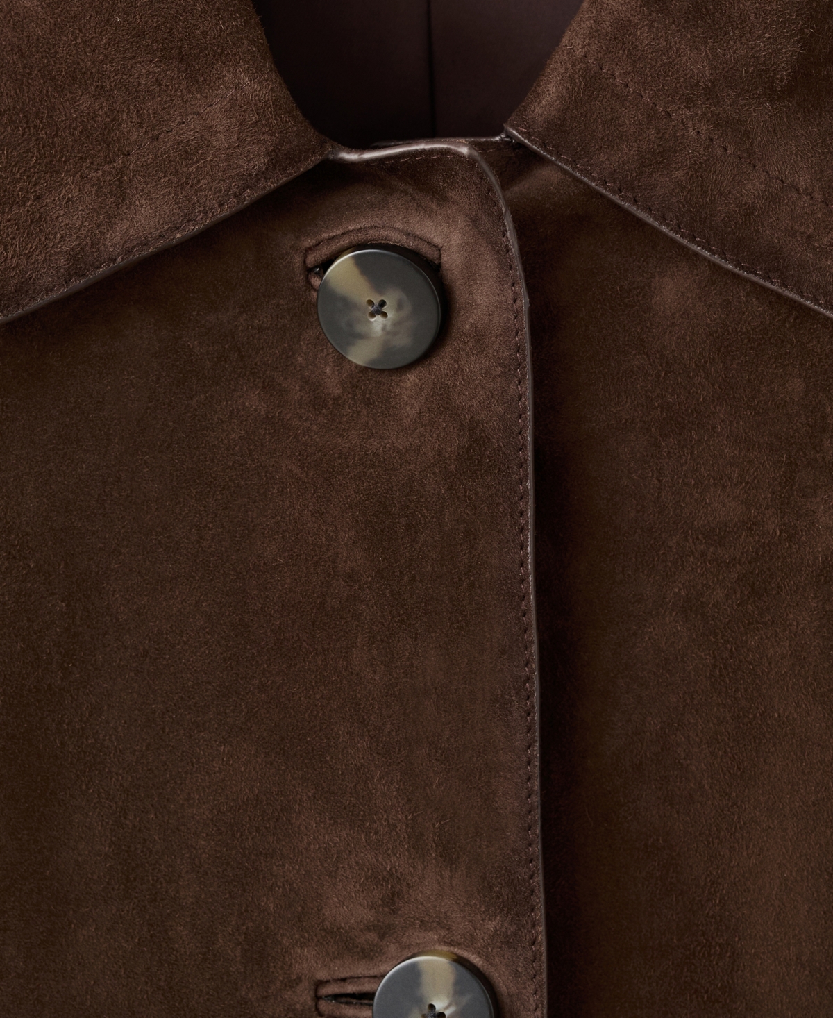 Mango Women's Suede Short Jacket