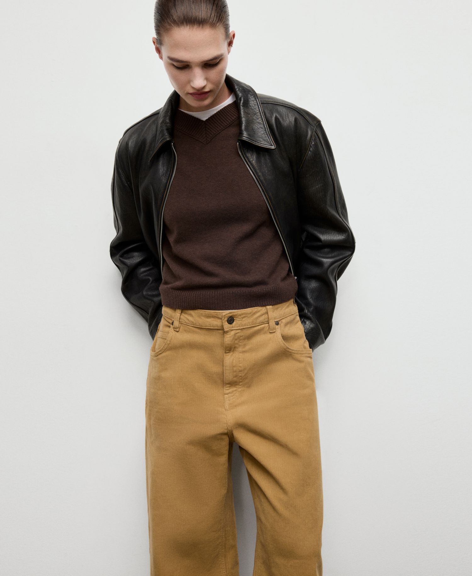 Women's Wide Leg Corduroy Jeans
