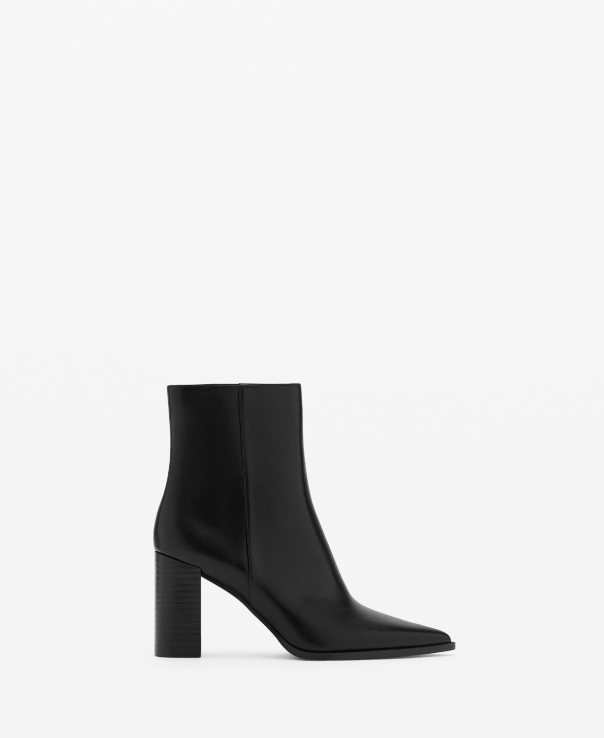 Mango Women's Block Heel Ankle Boots In Black