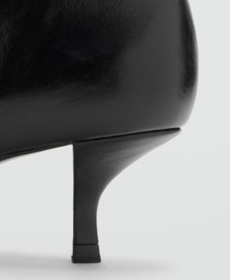 Women's Kitten-Heel Pointed-Toe Ankle Boots