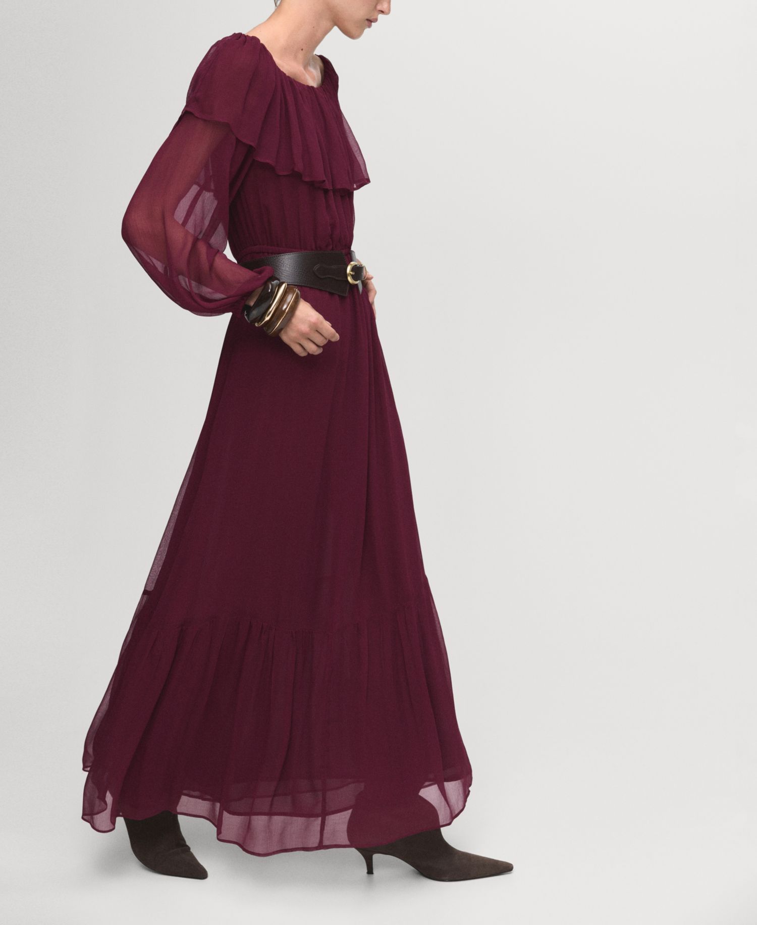 Women's Ruffles Strapless Dress