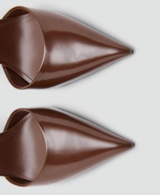 Women's Patent Leather Effect Pointed Shoes