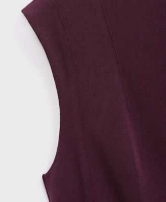 Women's Seams Detail A-Line Dress