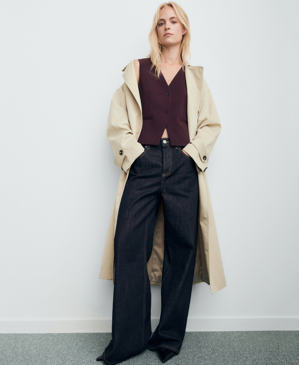 Mango Women's Slim-Fit Suit Vest