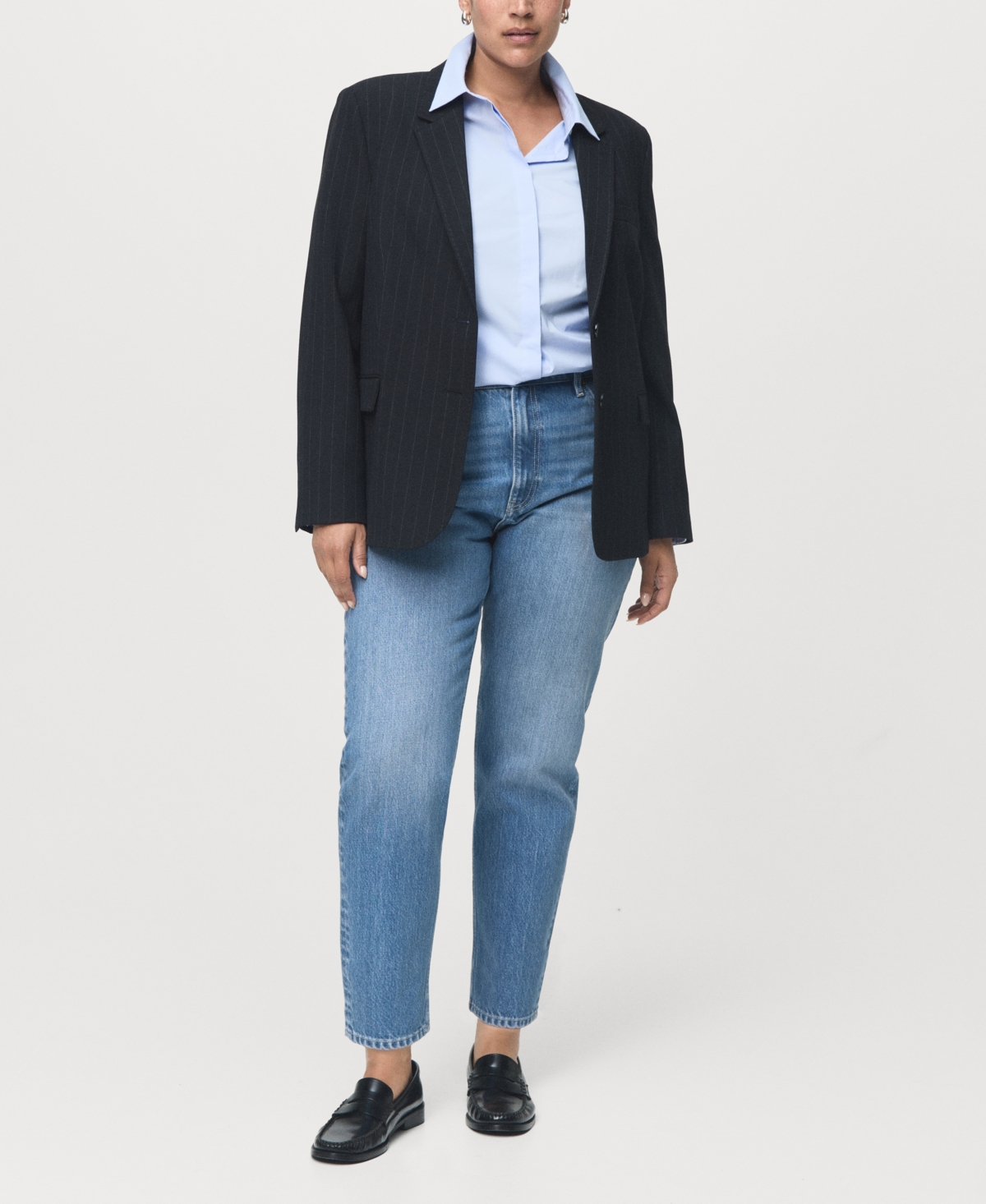 Mango Women's Mom2000 High-Rise Jeans