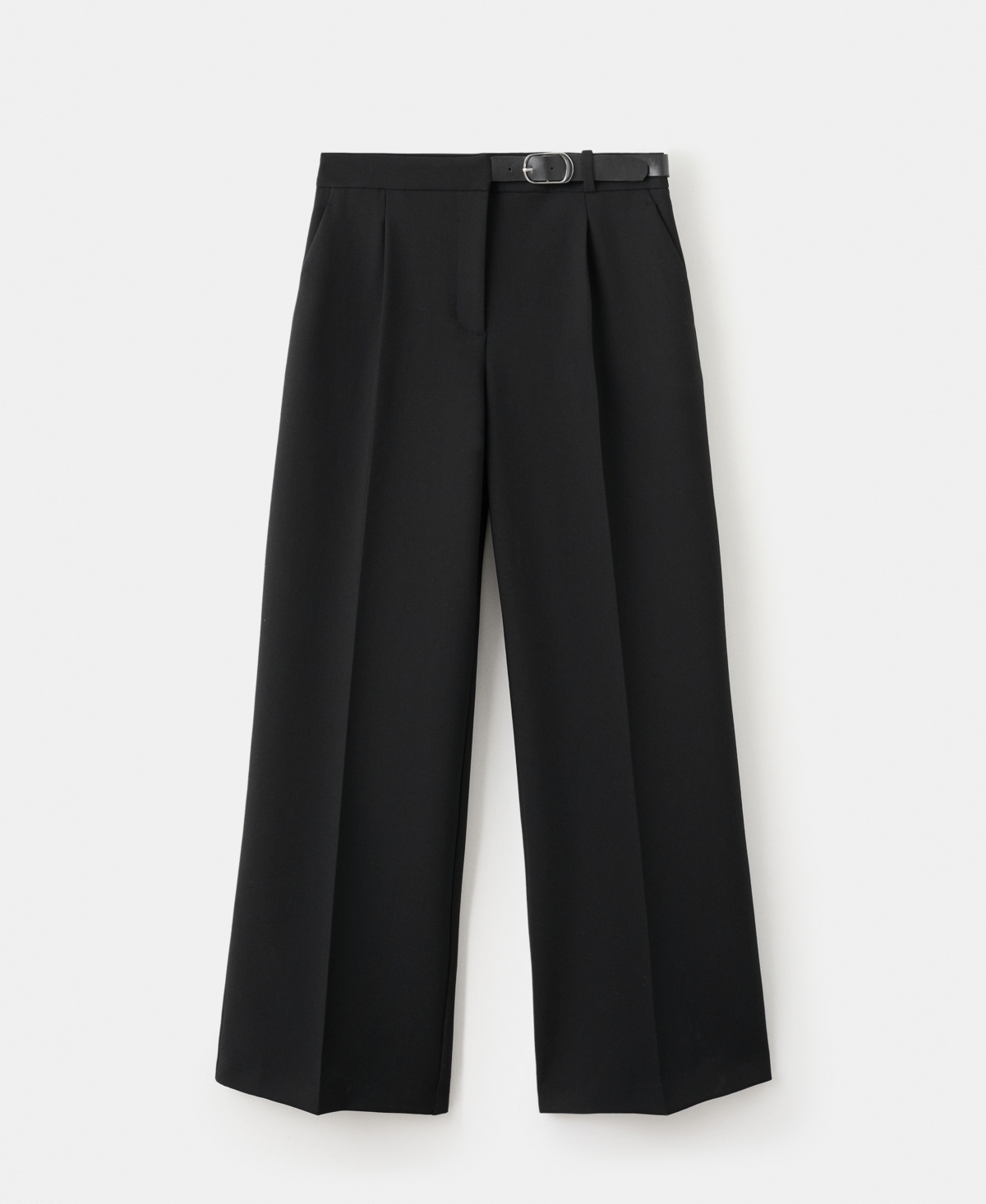 Mango Women's Combined Belt Pants In Black