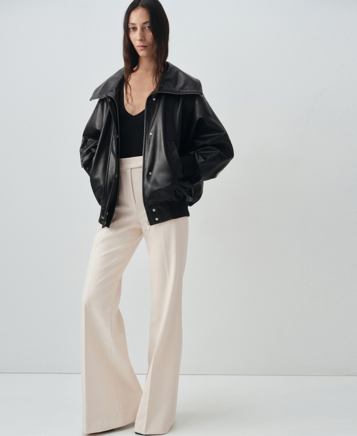 Mango Women's Flared Suit Pants