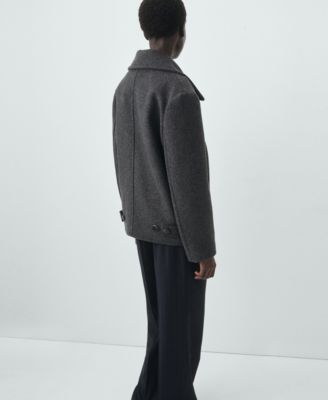 Women's Double-Breasted Wool Coat