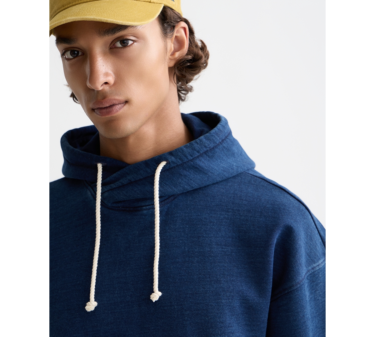 Scotch & Soda Men's Worked Out Twisted Hooded Sweatshirt