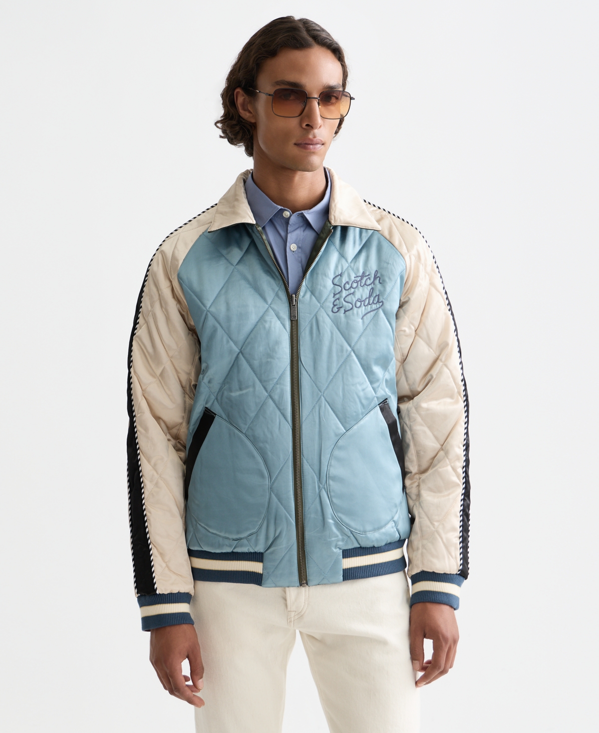 Scotch & Soda Men's 40th Anniversary Long-Sleeve Jacket