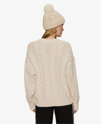 Women's Snow Bunny Statement Long-Sleeve Sweater