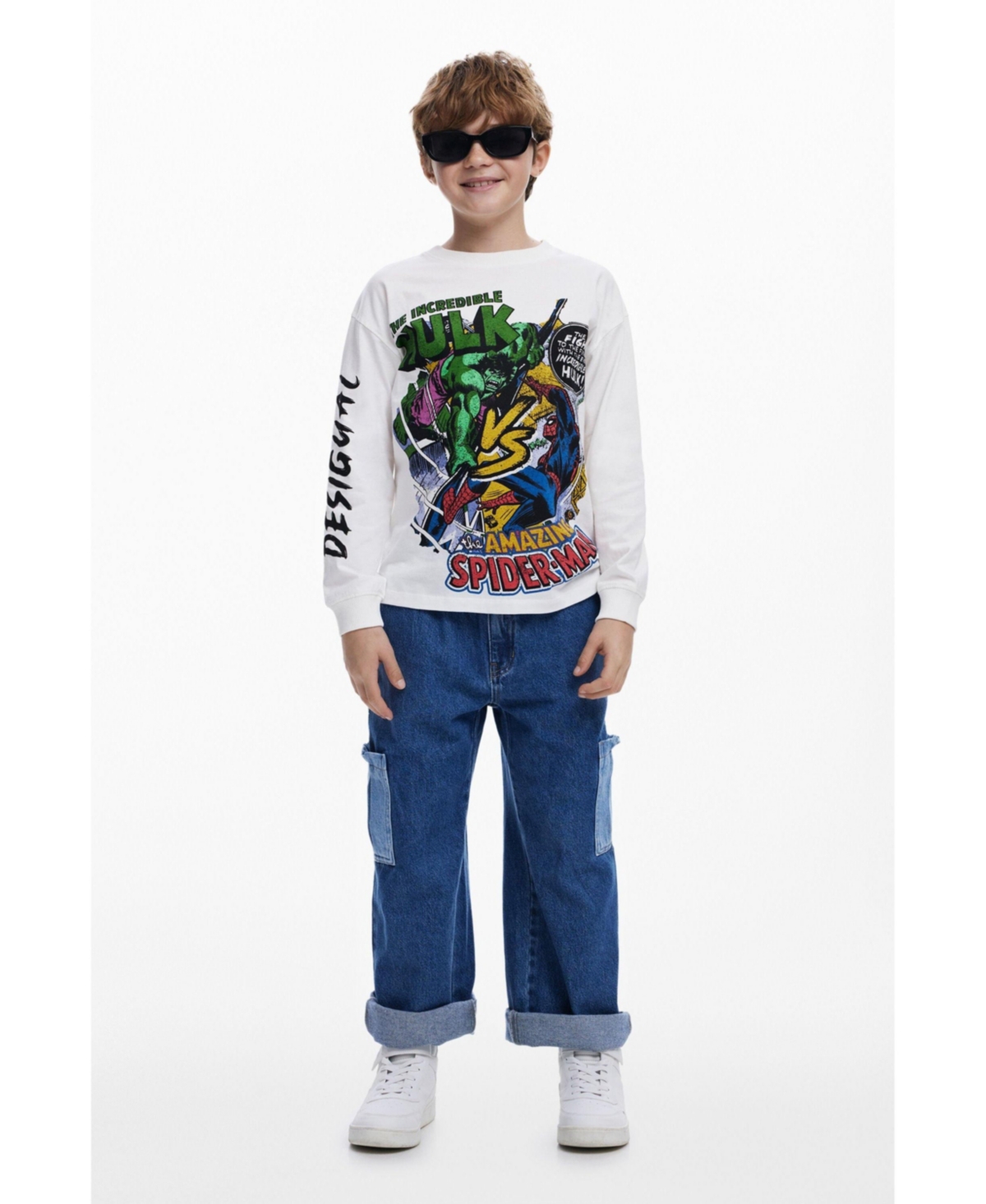 Desigual Boys's Marvel long-sleeve T-shirt
