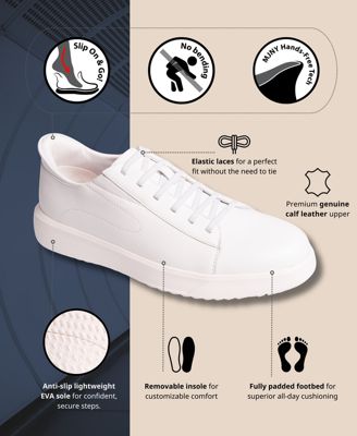 Men's River St Hands-Free Slip On Technology Leather Fashion Sneakers