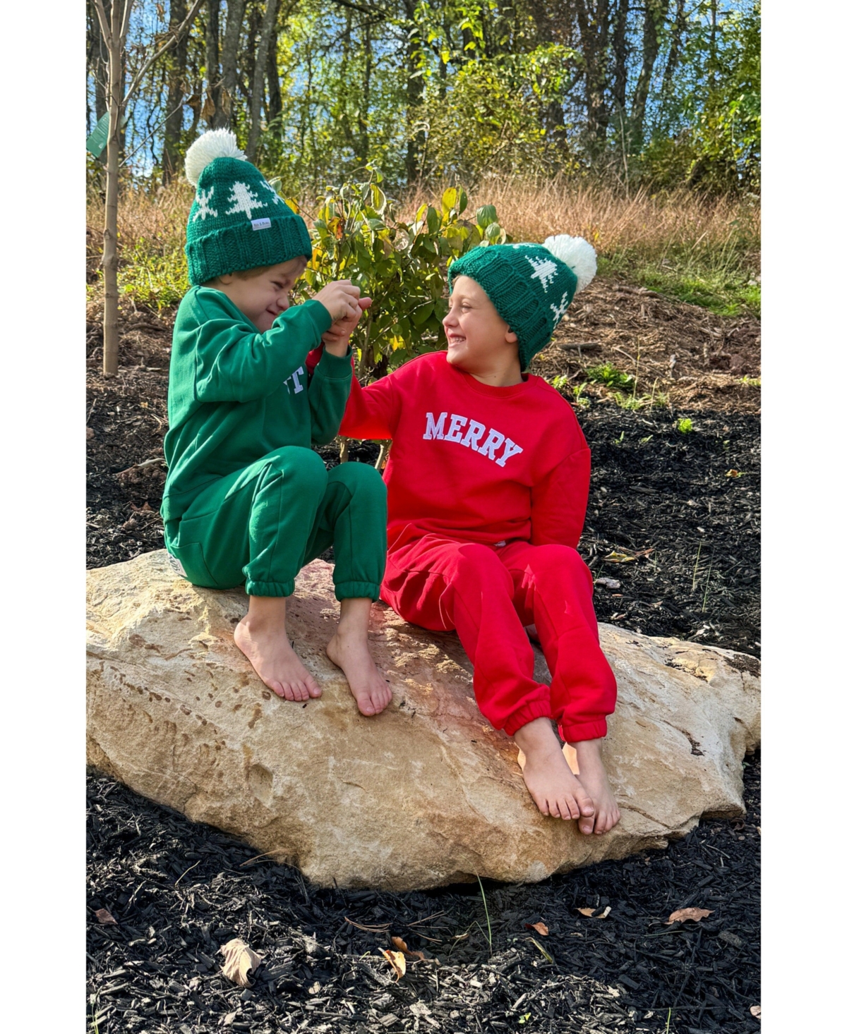 Bits & Bows Baby Unisex Nice List Sweatsuit