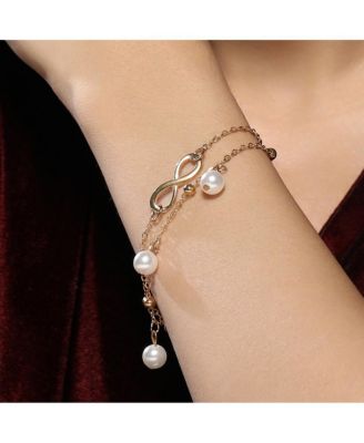 Women's The Ethereal-Infinity Multi-Strand Bracelet - California Gold