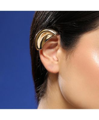 Women's The Metallic-Mold Cuff Earrings - California Gold