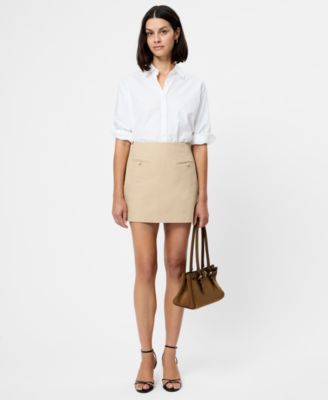 Women's Side Zipper Mini Skirt