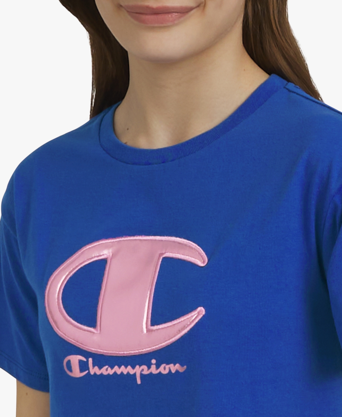 Champion Girls 7-16 Meet and Greet Crewneck T-Shirt