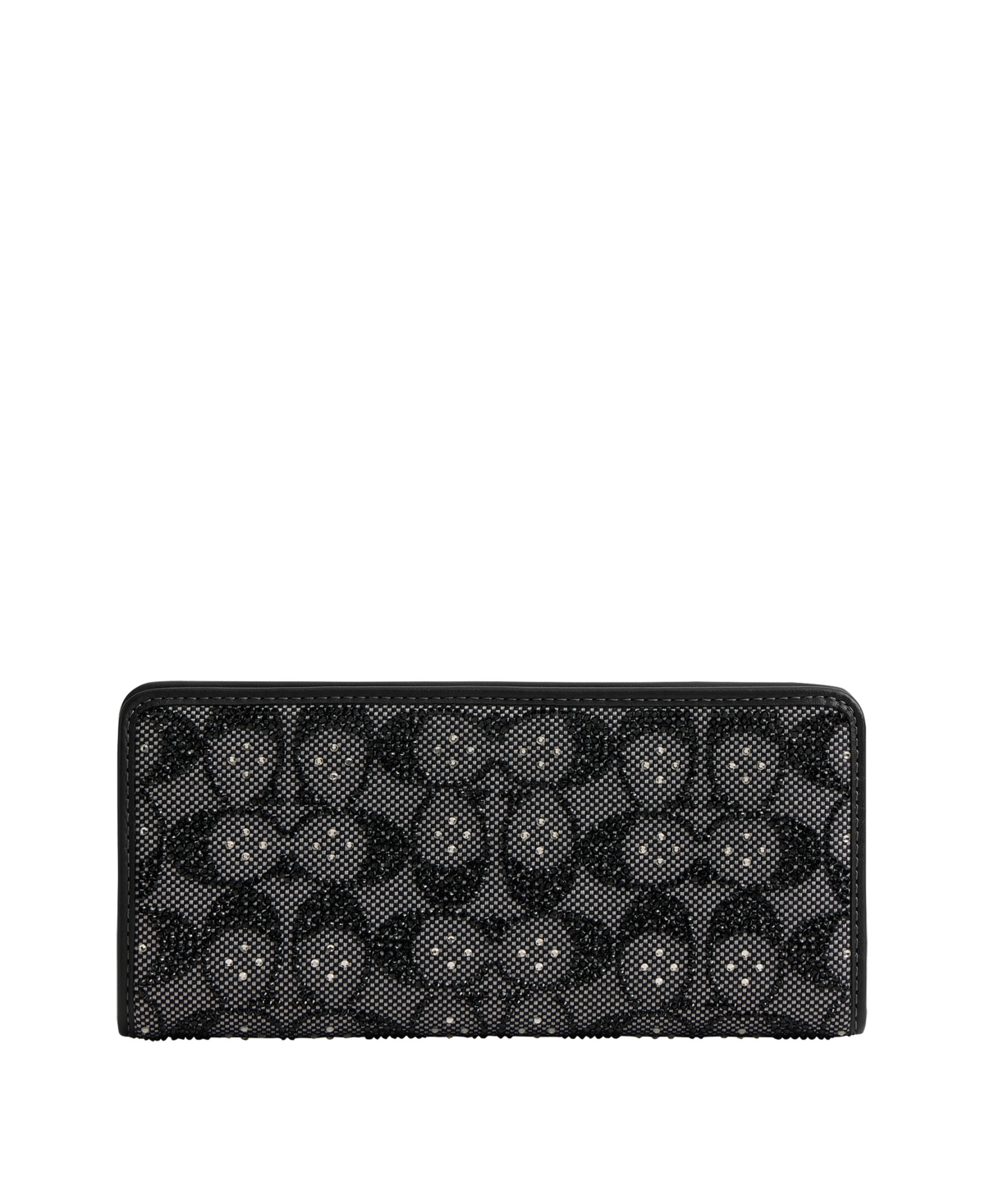 Coach Essential Crystal Signature Jacquard Slim Wallet