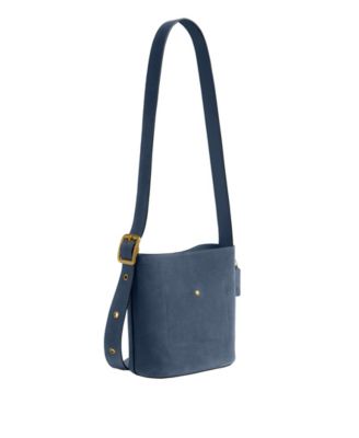 Bleecker Small Suede Bucket Bag 21