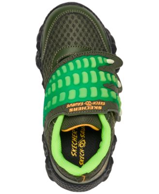 Toddler Kids Skech-O-Saurus - Lil Saurus Claw Brights Light-Up Fastening Strap Casual Sneakers from Finish Line